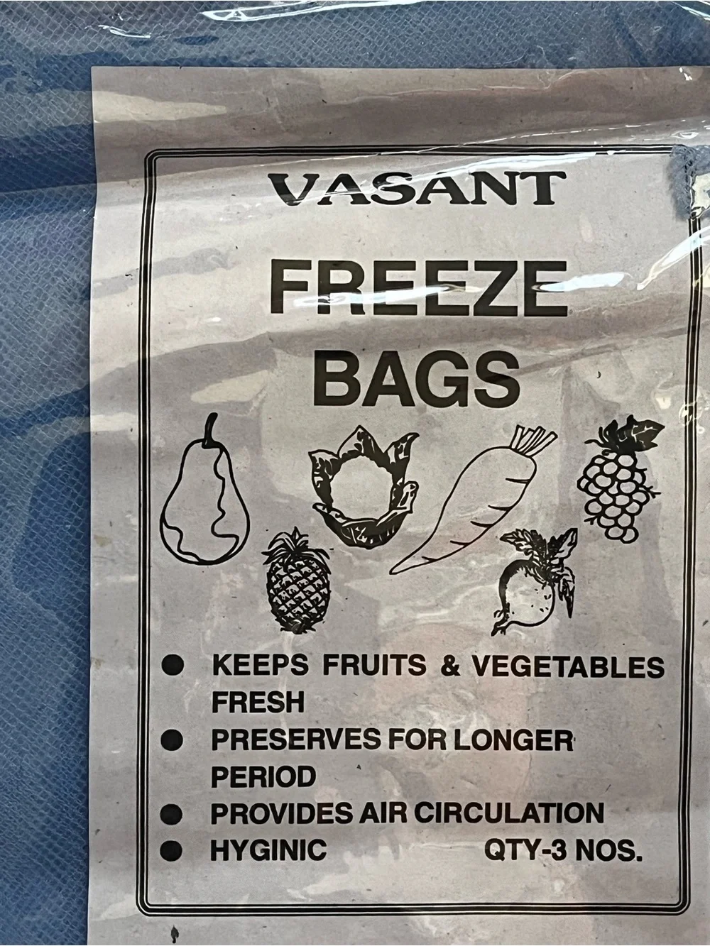 Mesh produce storage bags